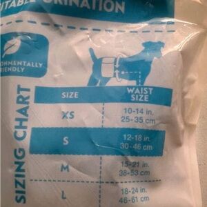 Dog Diaper Sizing Chart
